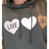 Sudadera Live Love.